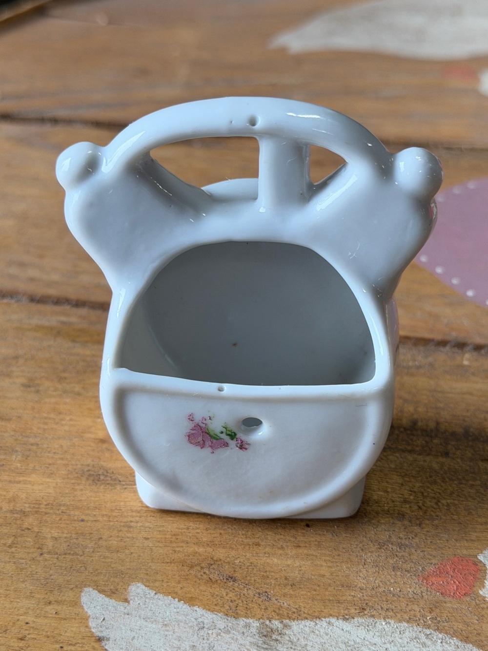 Vtg Lefton "Rings and Things" Telephone Ring Holder Tawain Cottagecore Vanity - Picture 2 of 3